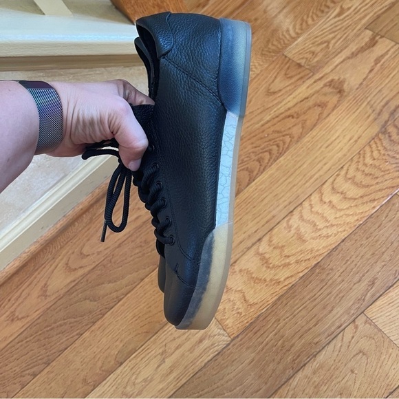 THE LAB BY DR SCHOLL’S LEATHER BLACK SNEAKERS SHOES AMALIE CASUAL Sz 8 US - Picture 7 of 15